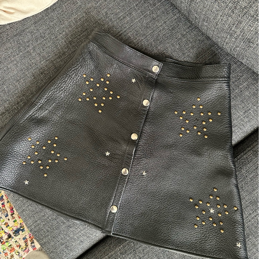 After Party By Nasty Gal 100% genuine Leather Skirt